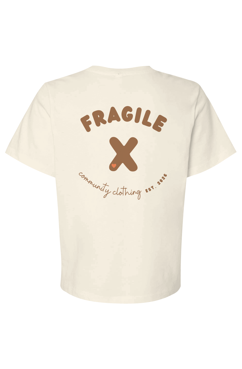 Fragile and Ferocious - Womens Mid-length Boxy Tee